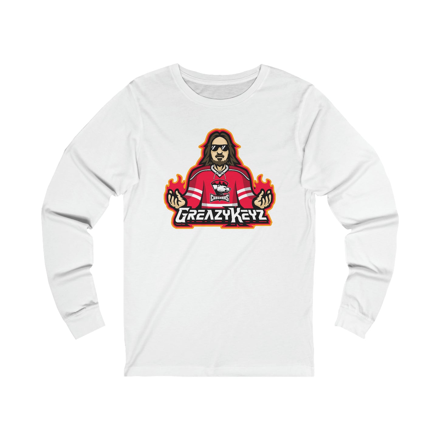 Greazy Keyz Fuzey designed Unisex Jersey Long Sleeve Tee