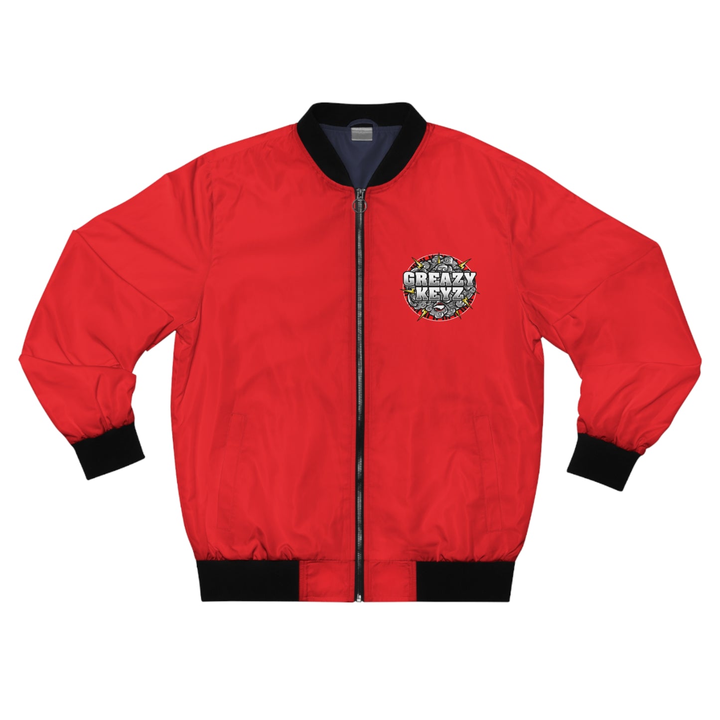 Greazy Keyz Mark De Gruchy design Men's Bomber Jacket (AOP)