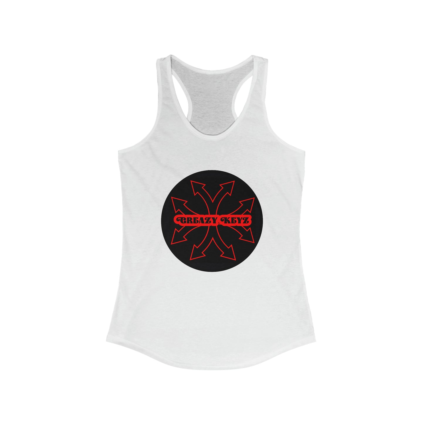 Greazy Keyz arrows Women's Ideal Racerback Tank