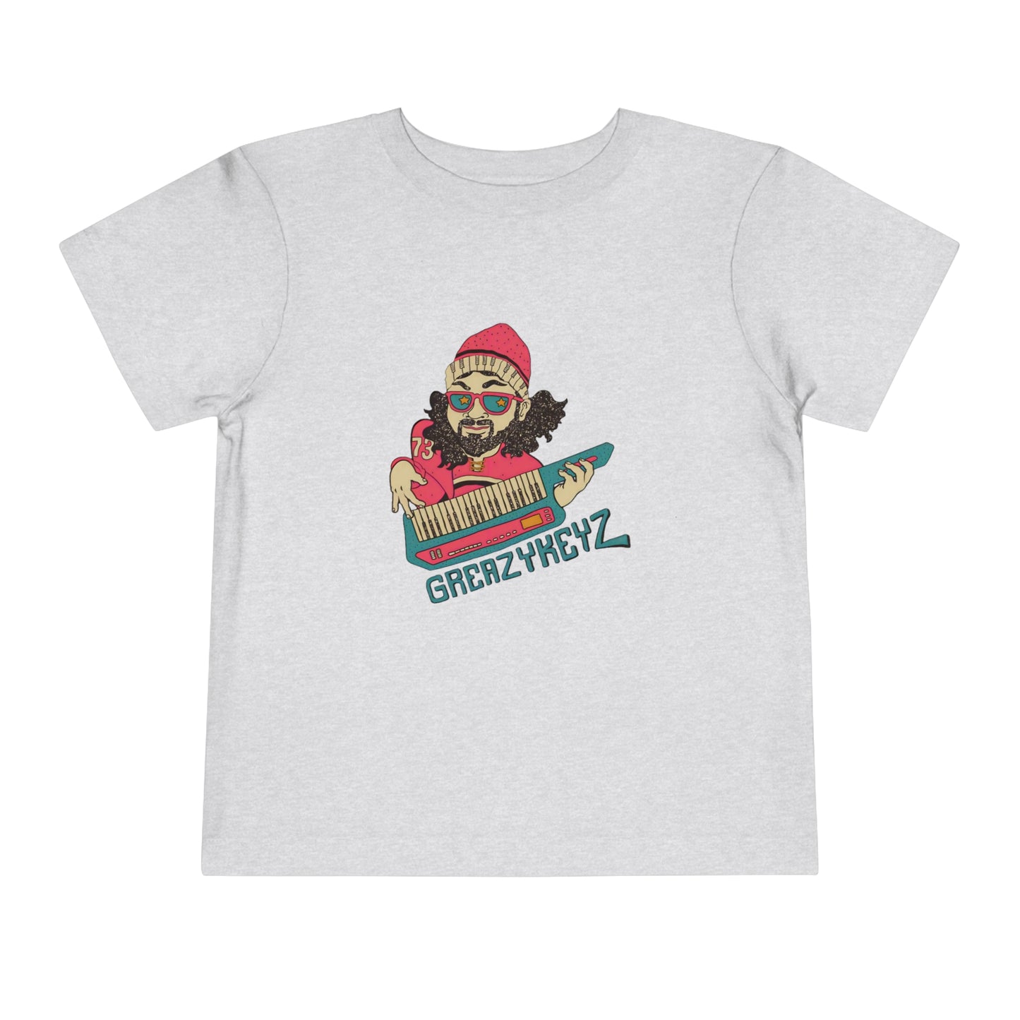 Greazy Keyz Keytar Toddler Short Sleeve Tee