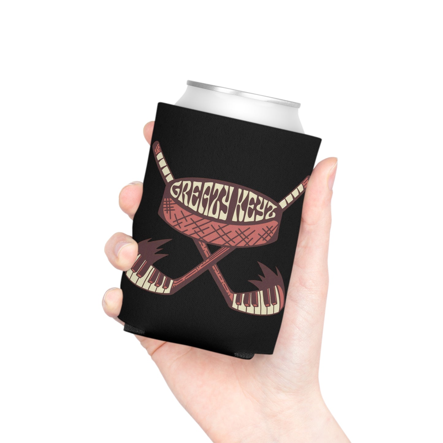 Greazy Keyz Logan Hall design Can Cooler