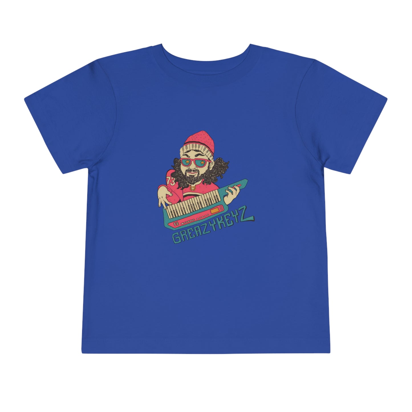 Greazy Keyz Keytar Toddler Short Sleeve Tee