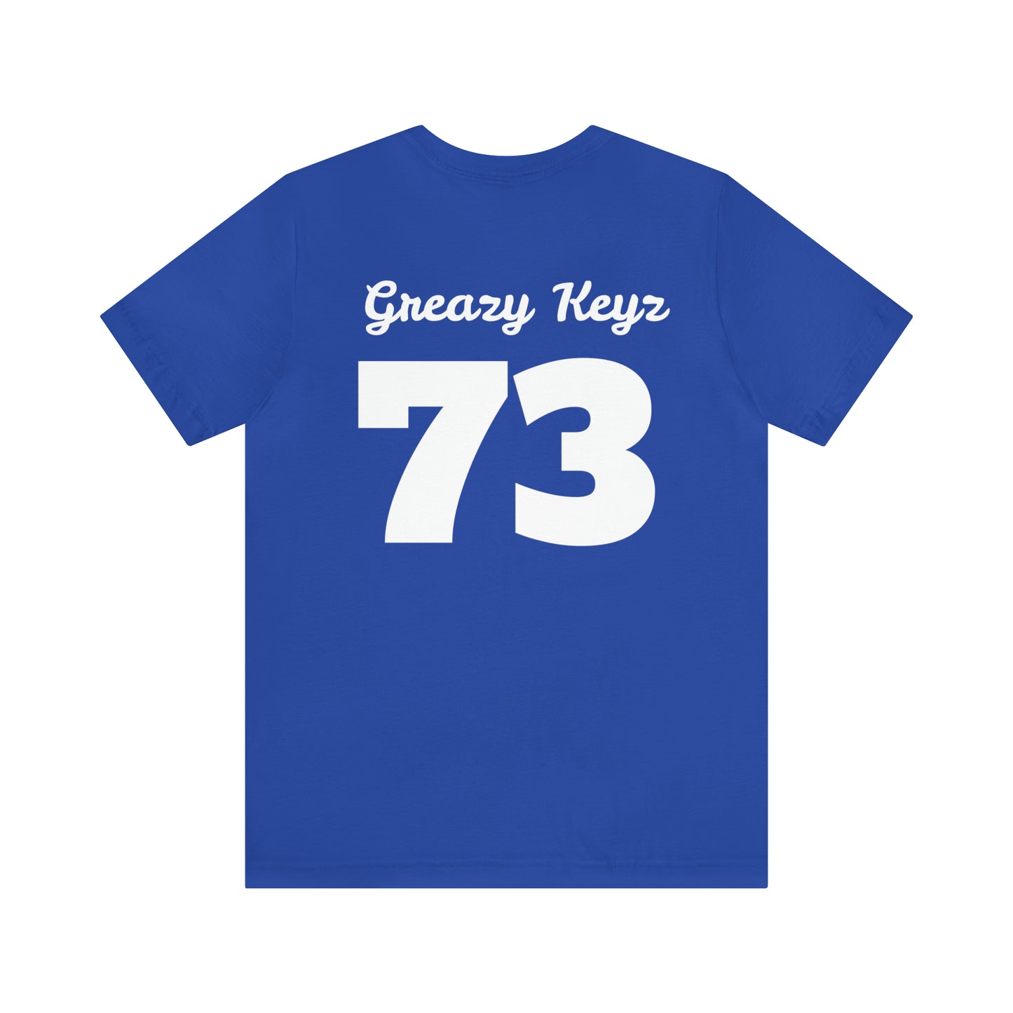 Greazy Keyz Baseball blue stripe Unisex Jersey Short Sleeve Tee