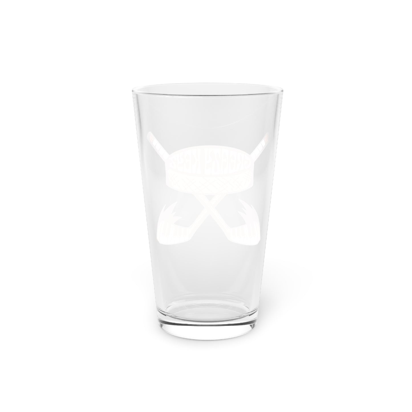 Greazy Keyz Logan Hall design Pint Glass, 16oz