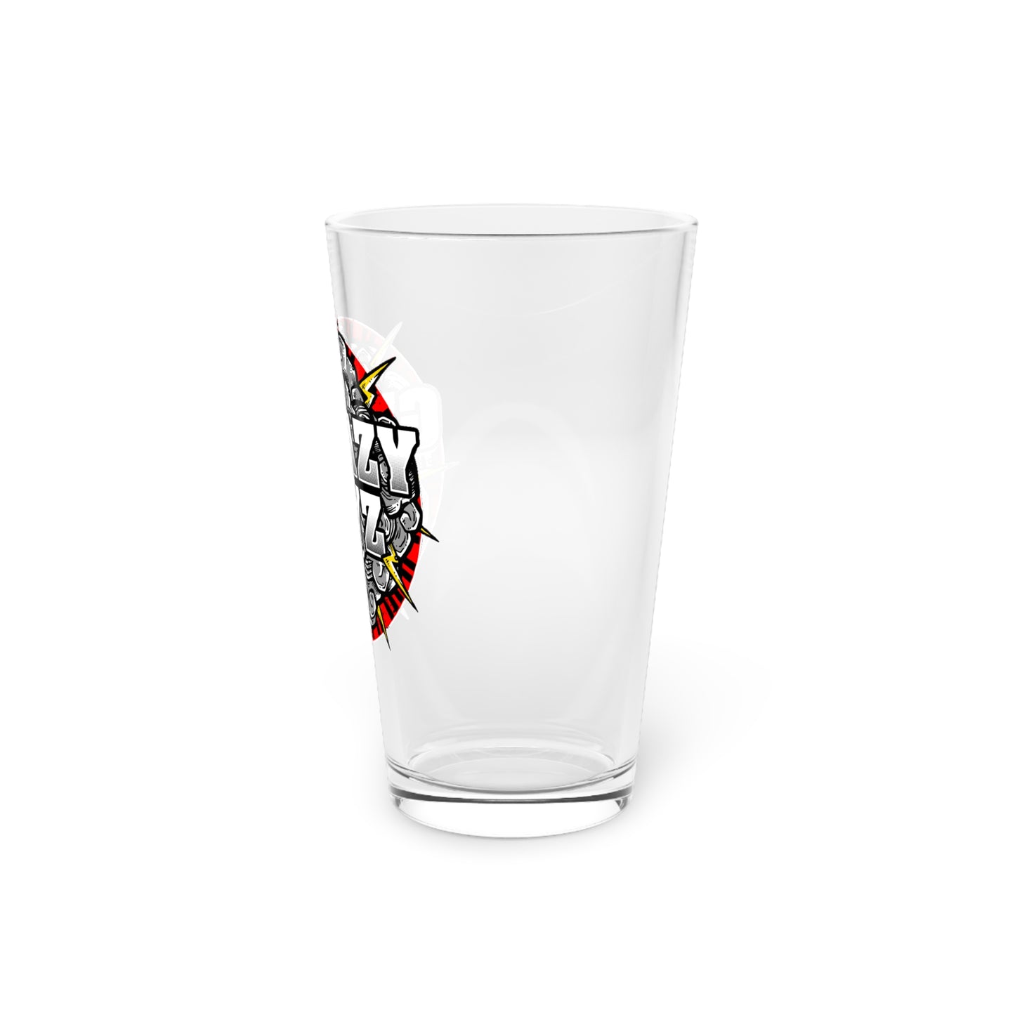 Greazy Keyz Mark De Gruchy design Pint Glass, 16oz