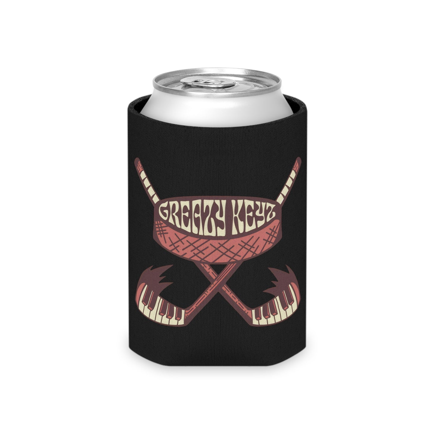 Greazy Keyz Logan Hall design Can Cooler