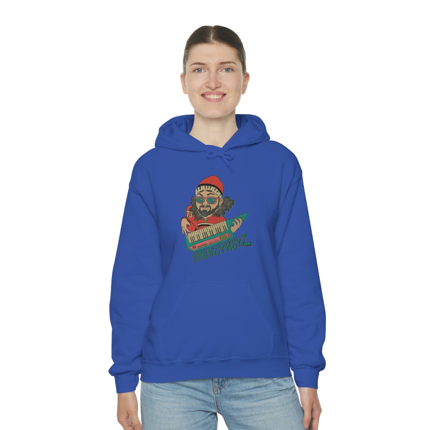 Doomsday Soirée design Greazy Keyz Unisex Heavy Blend™ Hooded Sweatshirt