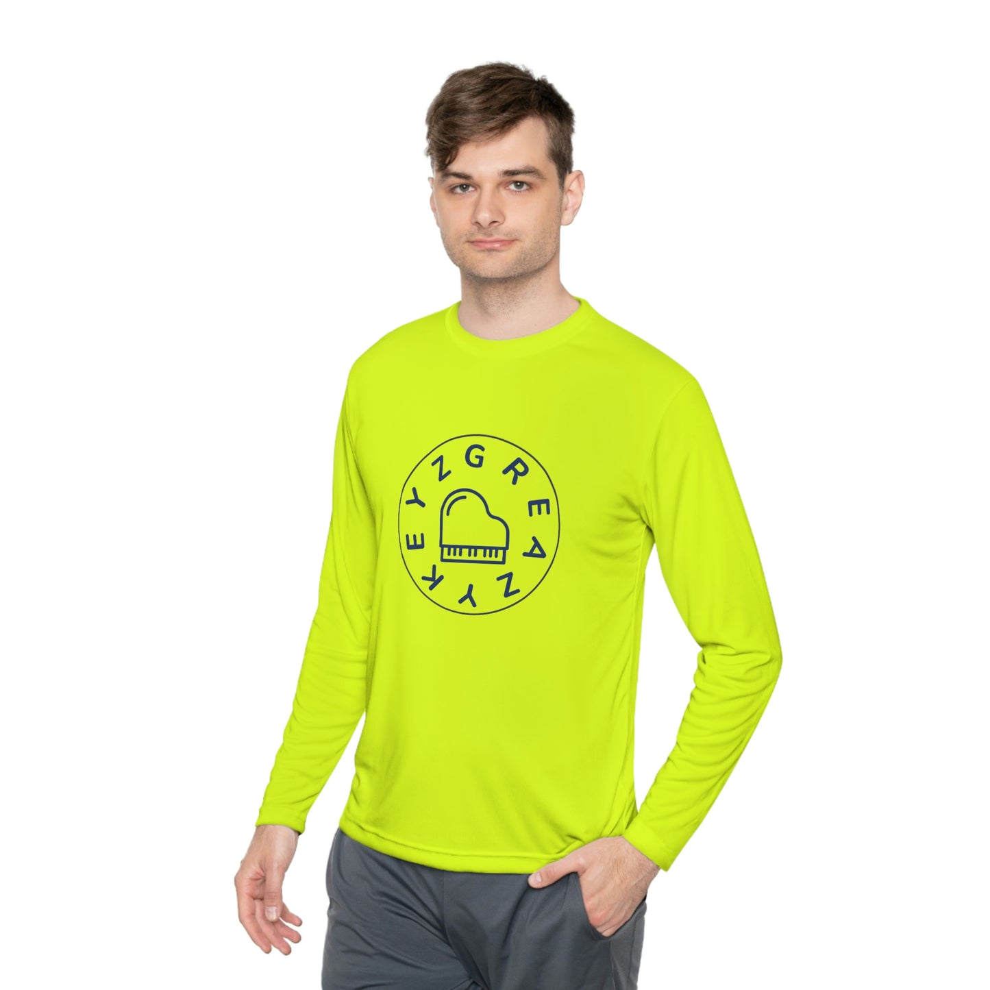 Greazy Keyz circle Unisex Lightweight Long Sleeve Tee