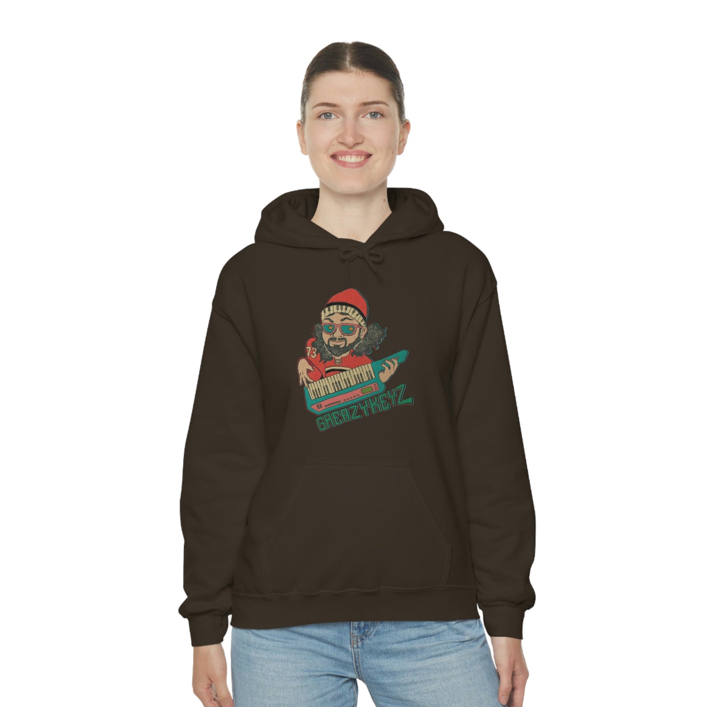 Doomsday Soirée design Greazy Keyz Unisex Heavy Blend™ Hooded Sweatshirt