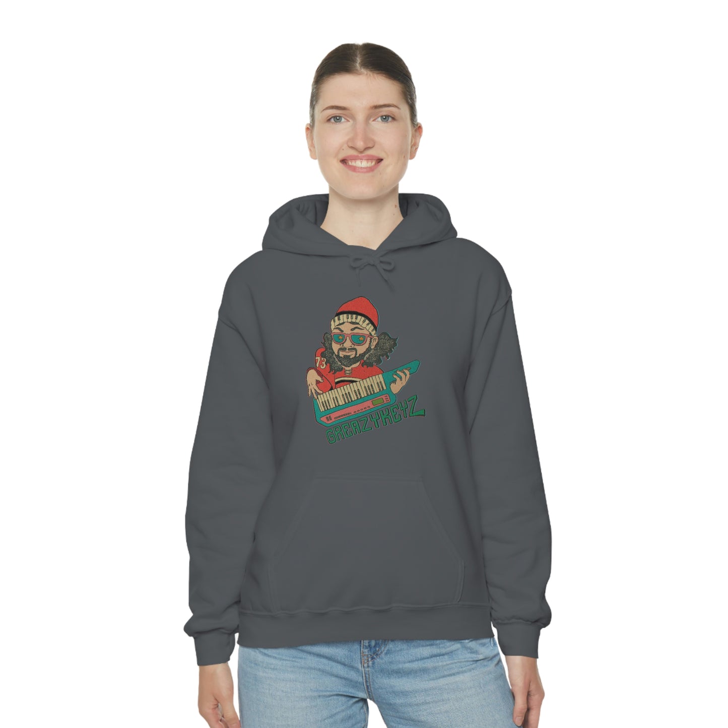 Doomsday Soirée design Greazy Keyz Unisex Heavy Blend™ Hooded Sweatshirt