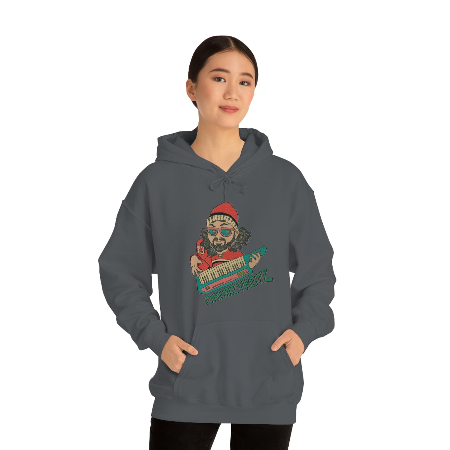 Doomsday Soirée design Greazy Keyz Unisex Heavy Blend™ Hooded Sweatshirt