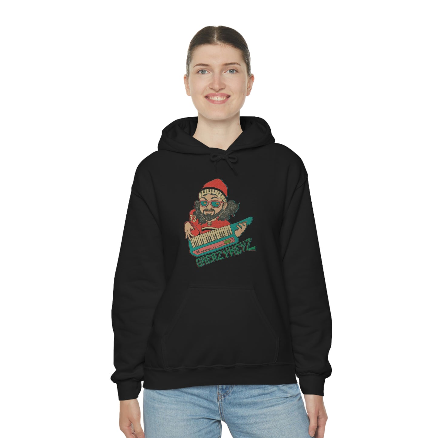 Doomsday Soirée design Greazy Keyz Unisex Heavy Blend™ Hooded Sweatshirt