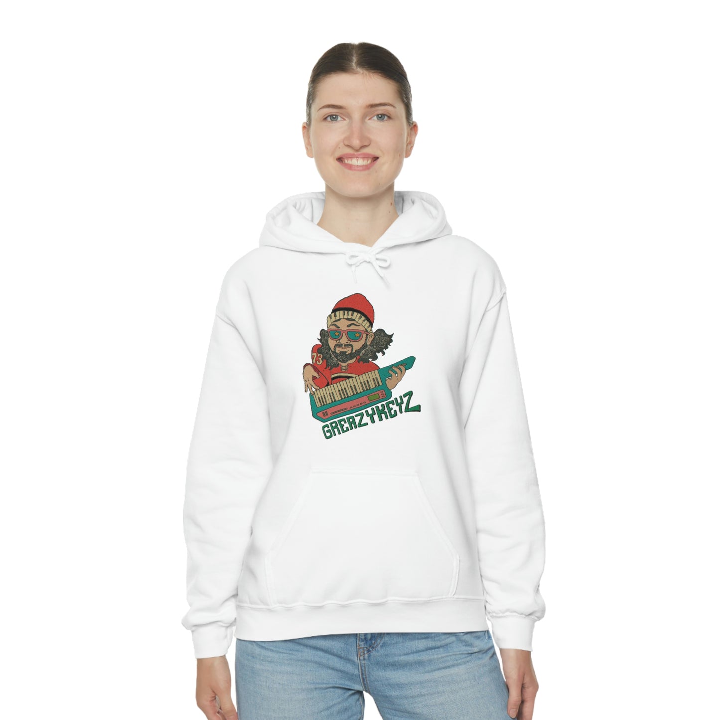 Doomsday Soirée design Greazy Keyz Unisex Heavy Blend™ Hooded Sweatshirt