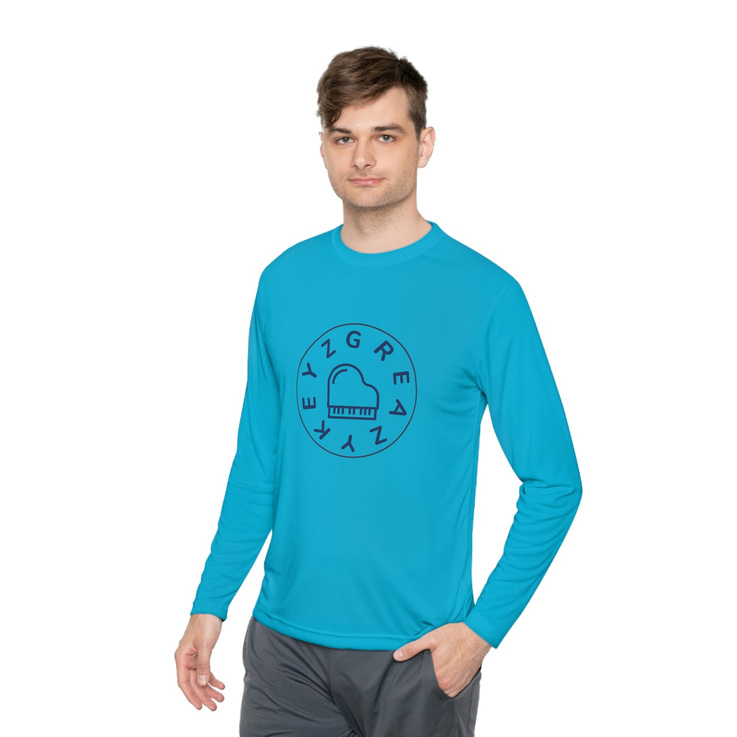 Greazy Keyz circle Unisex Lightweight Long Sleeve Tee