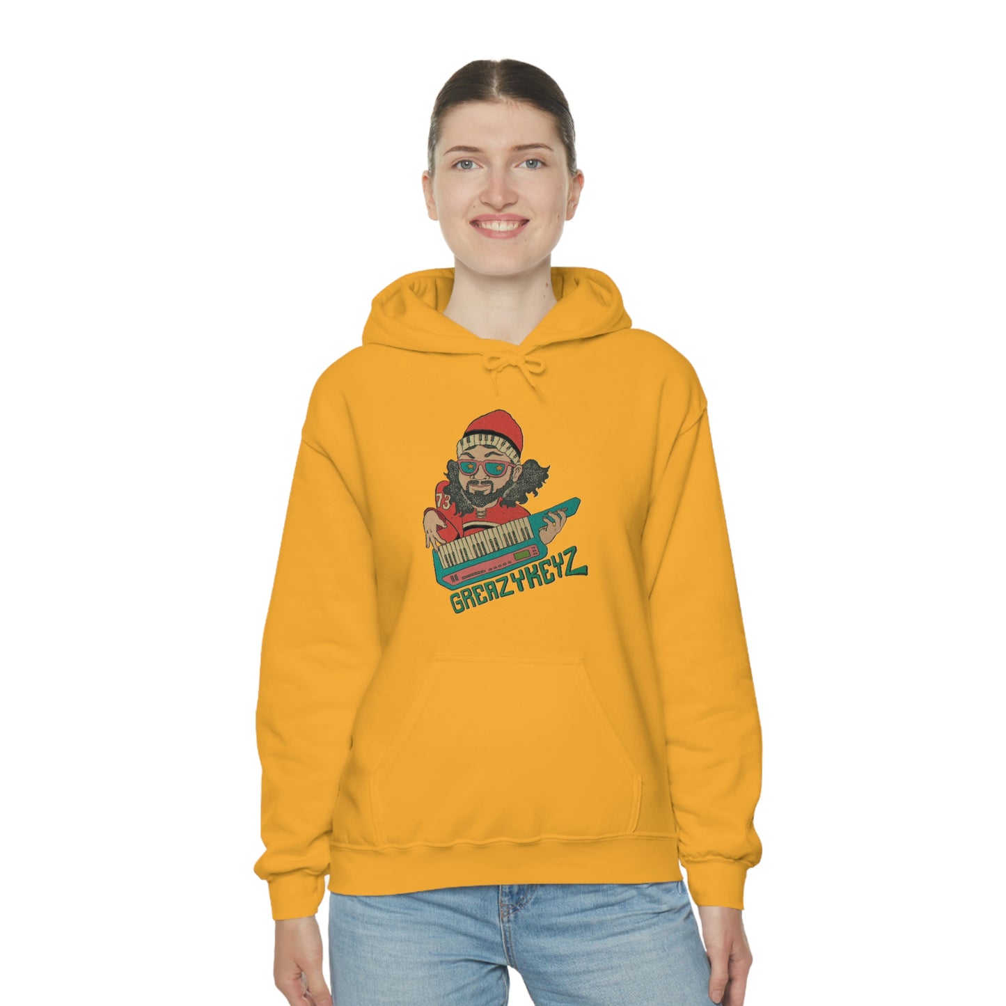 Doomsday Soirée design Greazy Keyz Unisex Heavy Blend™ Hooded Sweatshirt